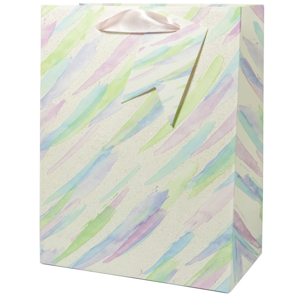 Пакет подар. бумажн. 18*10*23 см, 210 гр/м2 Праздник, микс дизайнов