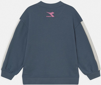 Кофта для девочки теннисная  Diadora Jg. Sweatshirt Crew Twinkle - небесный