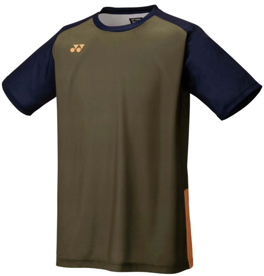 Теннисная футболка Yonex Practice - oil brown