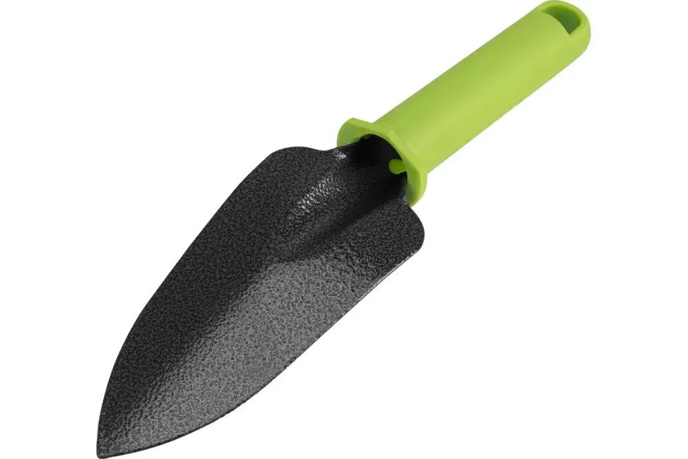 Совок посадочный узкий, 60 х 250 мм, стальной, пластиковая рукоятка, Standard, Palisad, 62652