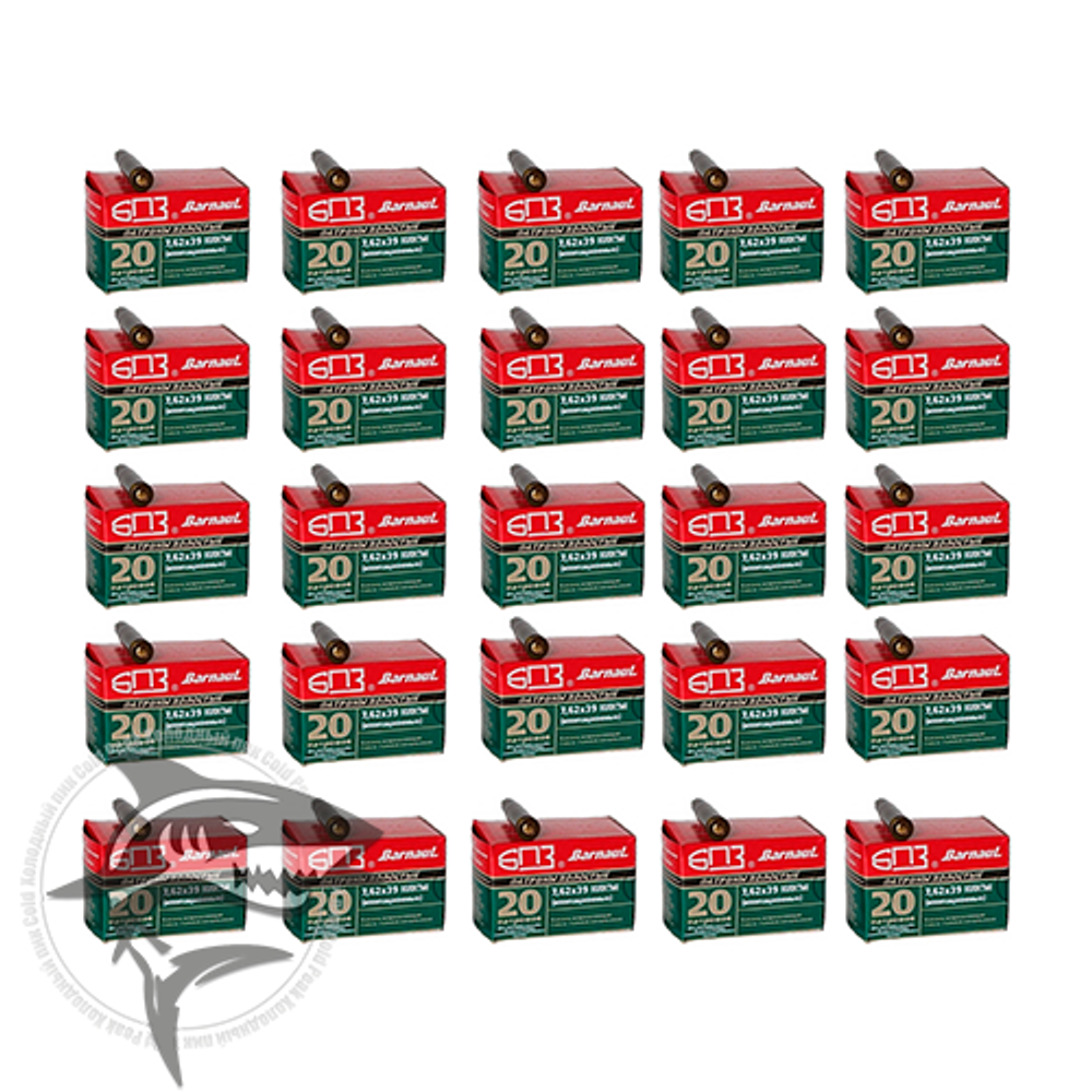 Свето-звуковые патроны 7.62х39 Барнаул (Комплект) (500шт)