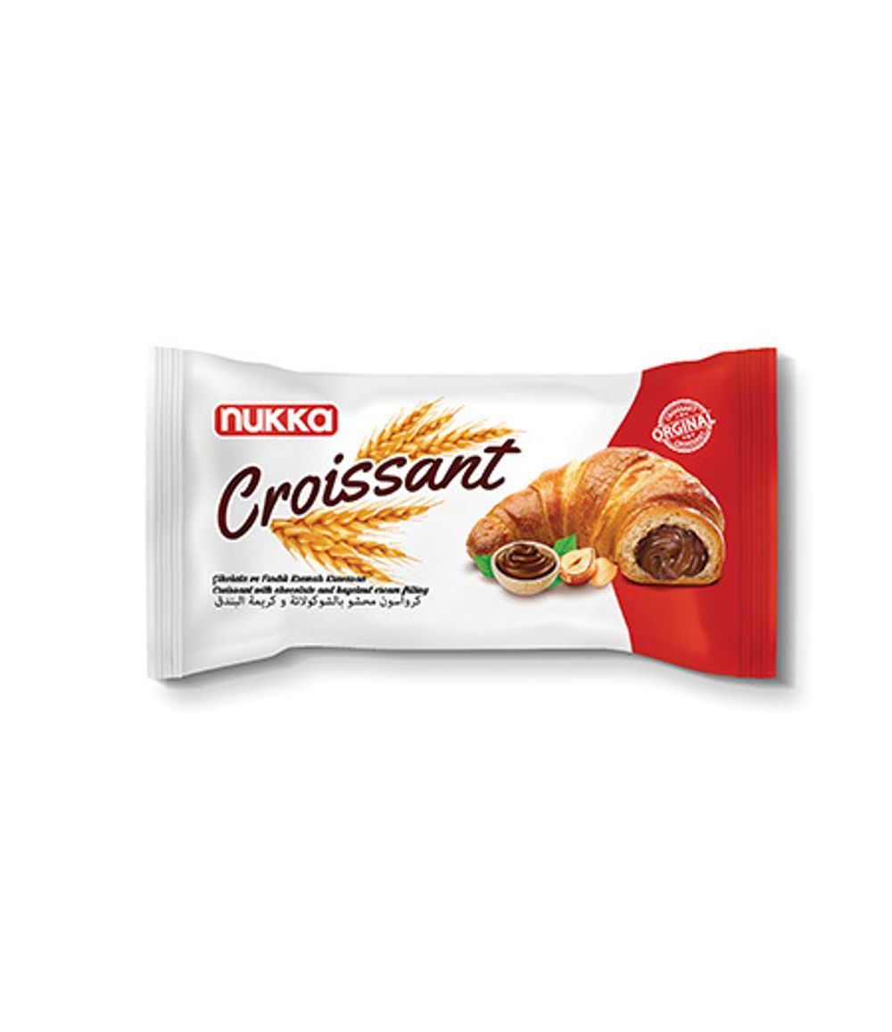 NUKKA Круассан с шок. и орех. нач. 40гр