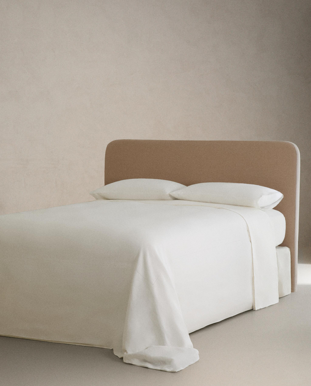 Пододеяльник Zara Home хлопок, лён 100%, однотонный, 6116/088
