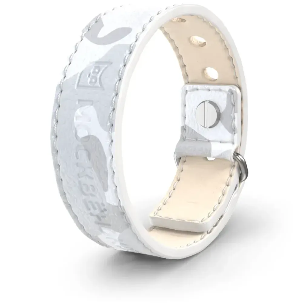 Кожаный браслет Москвёнок STYLE серебряный хаки (проход + питание)