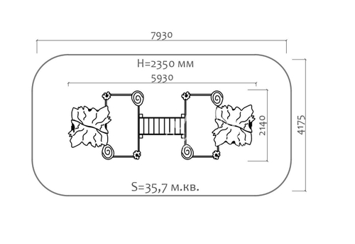 Песочный дворик “Джунгли” 05200