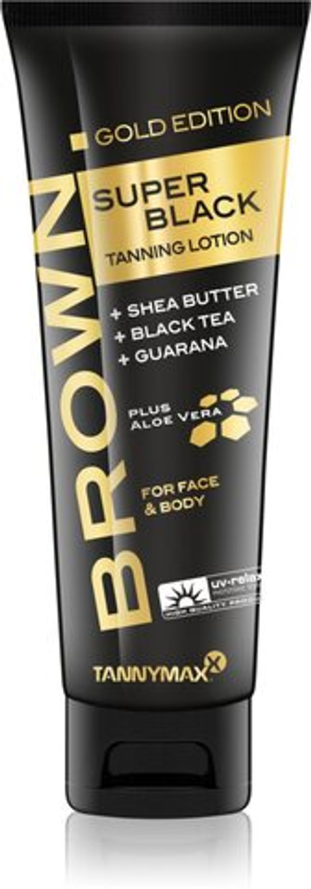Tannymaxx Brown Super Black Gold Edition - солнцезащитный крем в солярии для поддержки загара /   125  ml  / GTIN 4260156722713