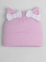 Шапка для девочки осенняя с ушками