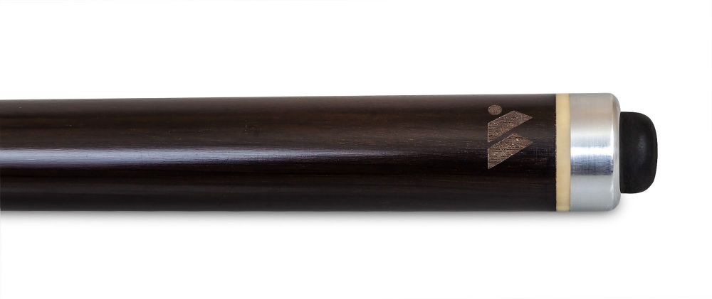 Кий для русского бильярда 1-pc "Классика" (черный граб, граб) 20 запилов