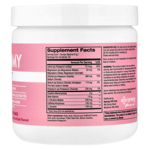 Flat Tummy, предтренировочный комплекс, фруктовый пунш, 240 г (8,47 унции)