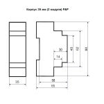 Реле контроля температуры RT-820 50-264В AC 16А 1NO/NC IP20 (от +4 до +30 град.C; с выносным датчиком в комплекте)