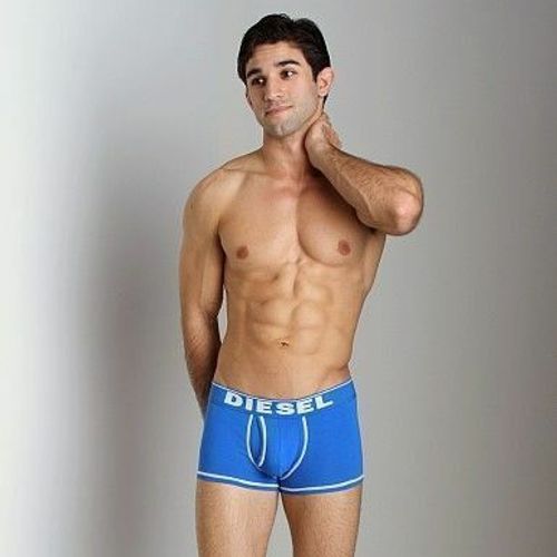 Мужские трусы боксеры синие Diesel Fresh and Bright Divine Boxer Blue