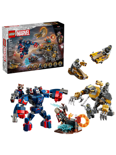 Конструктор Лего Марвел Тор против Читаури | LEGO Marvel Thor vs. Chitauri 76322, 502 детали (8+)