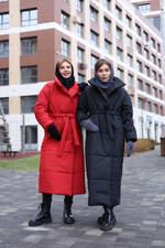 Пальто зимнее Арктика, красное