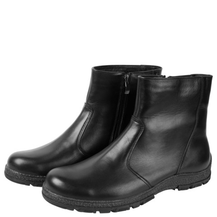682516 Сапоги мужские черные кожа