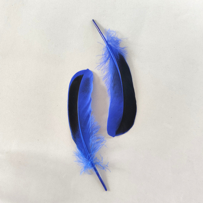 Перья кряквы синие 10 шт.