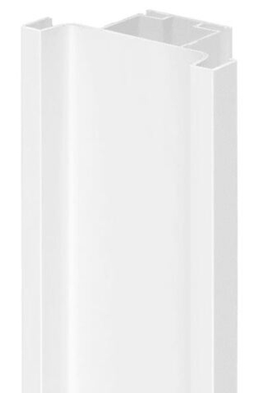 Профиль Гола-Х /Gola-X вертикальный, С-формы, ДСП 16мм, 5000мм, белый матовый, AQ