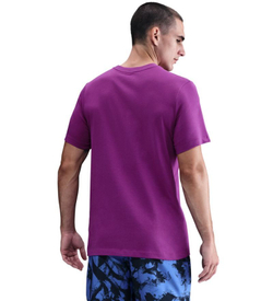 Теннисная футболка Nike Solid Dri-Fit Crew - bold berry/black