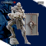 Adeptus Mechanicus Skitarii Gatekeepers Squad Скитарий страж врат №8 с ружьём (без щита)миниатюра для dnd, днд, pathfinder, фентези, Настольная игра, НРИ, Варгейм, РПГ