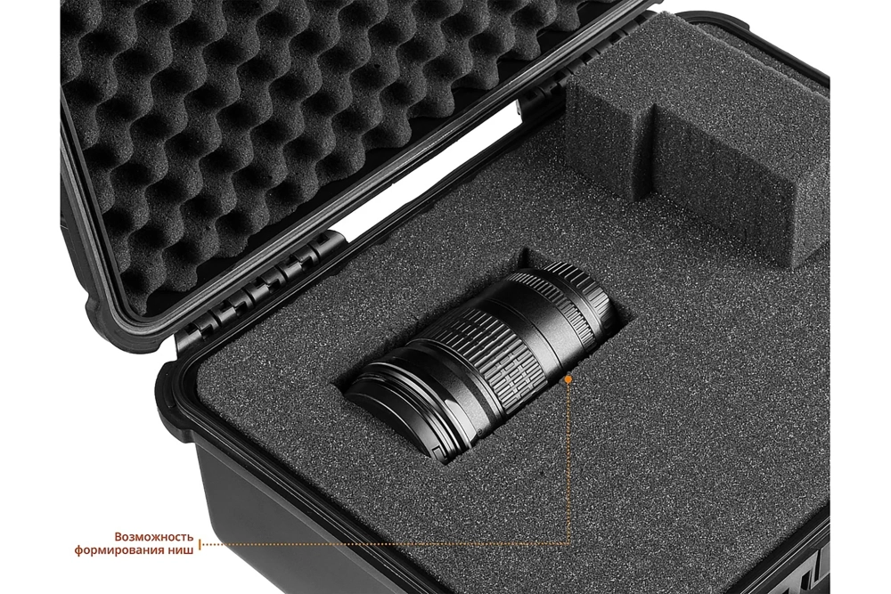 KRAFTOOL PANZER-10, 270 х 240 х 170 мм, (10″), IP55, ударопрочный пластиковый ящик (38251-10)