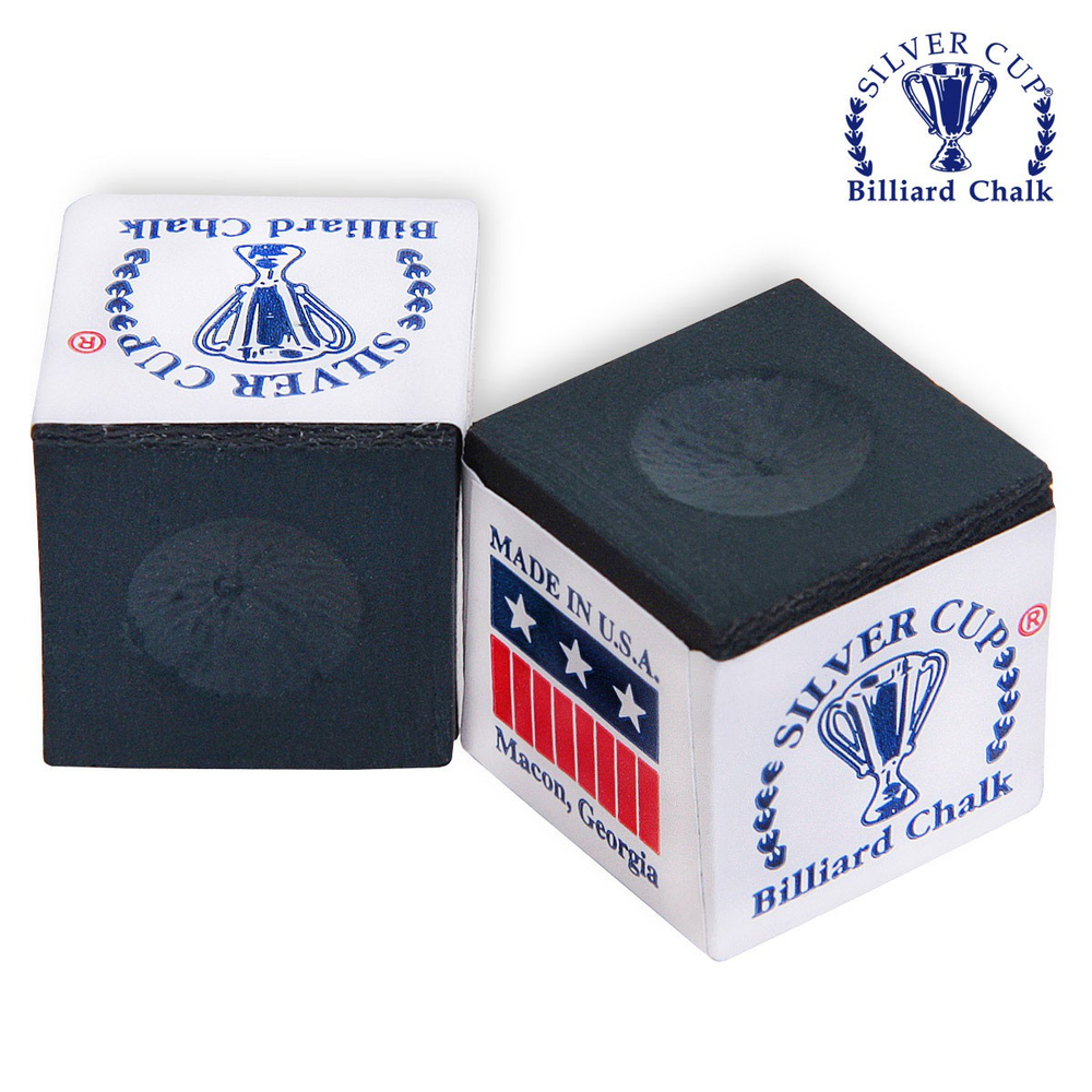 Мел бильярдный "Silver Cup" Black 12шт.