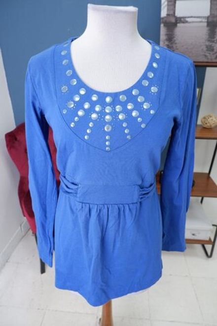 Туника Basic line синяя 44 размер