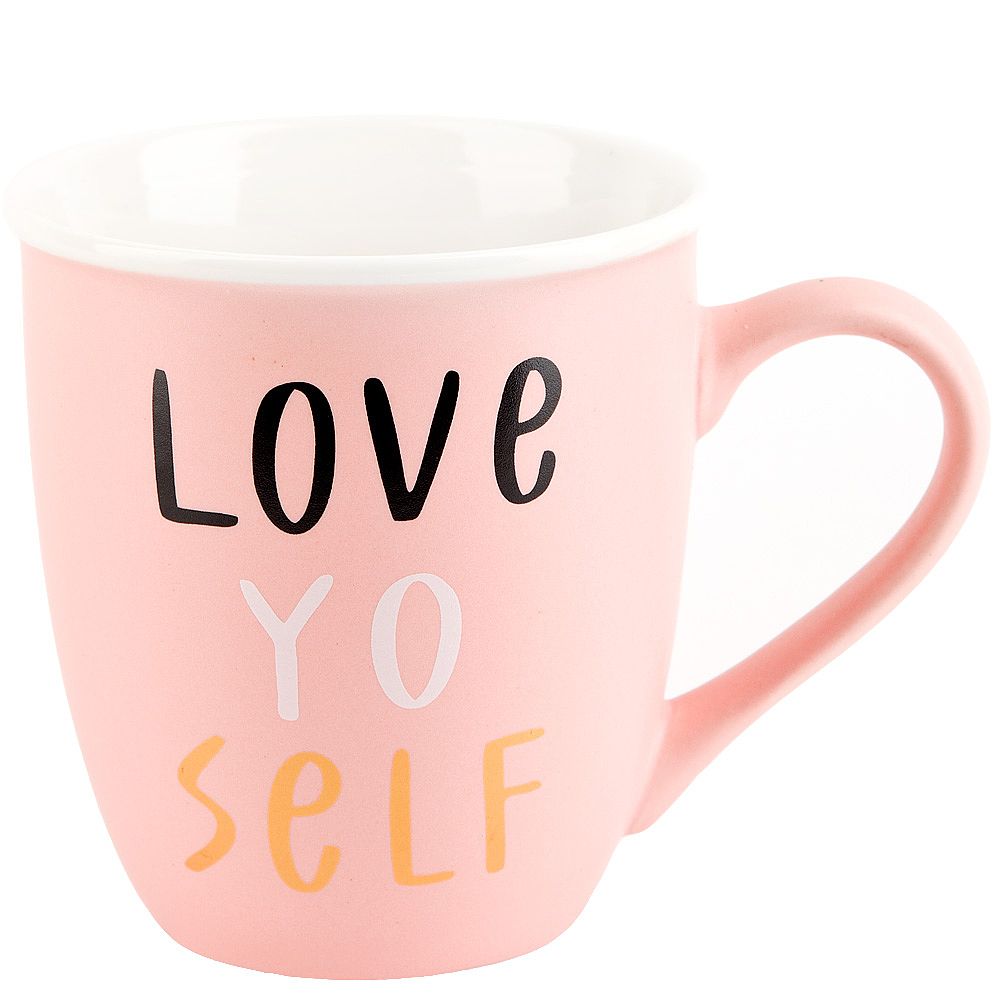 Кружка фарфоровая "You+me" v=360мл. (4вида) (min12) (транспортная упаковка)