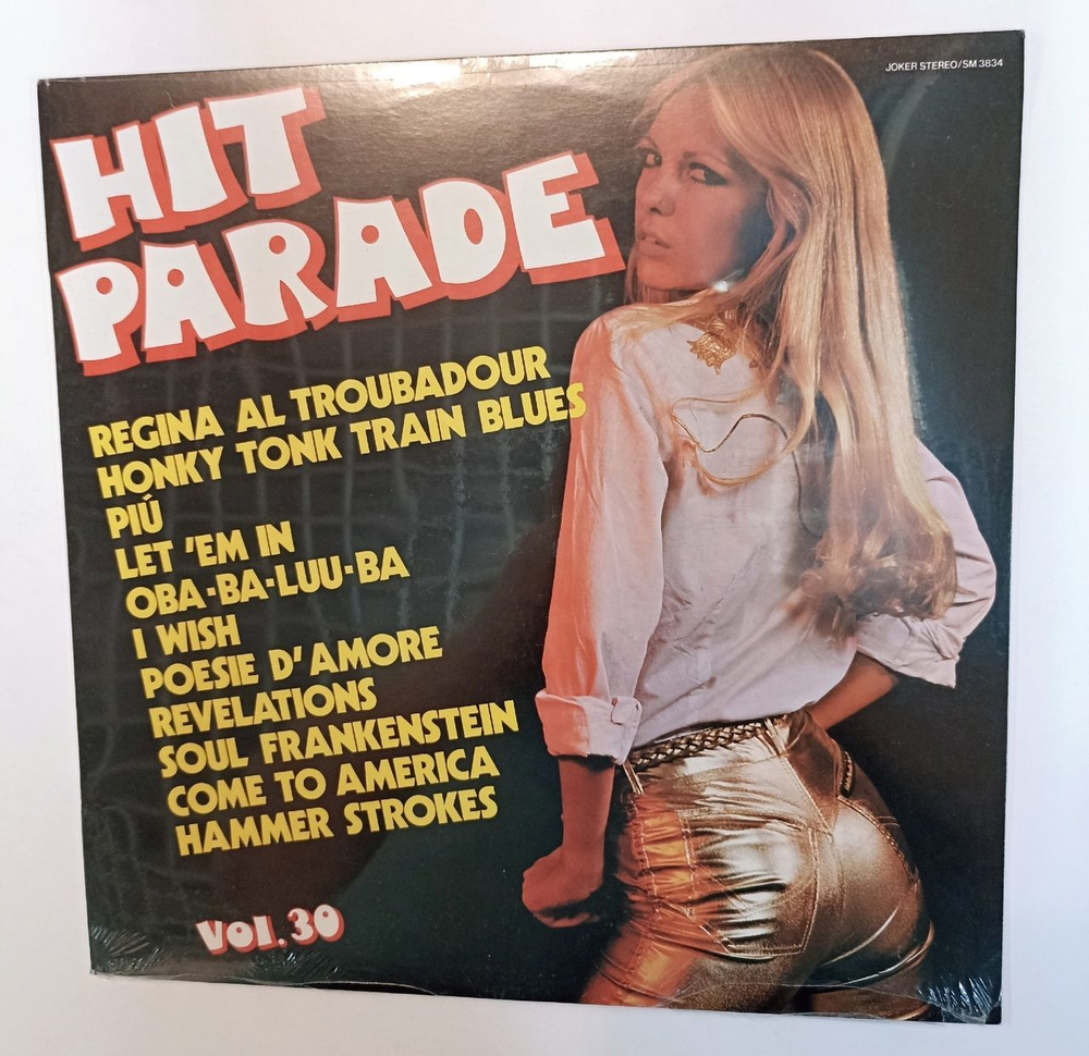 Винтажная виниловая пластинка LP Сборник Hit Parade Vol.30 (Italy 1977) (Sealed)