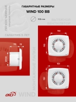 Вентилятор накладной WIND D100 двигатель BB ERA