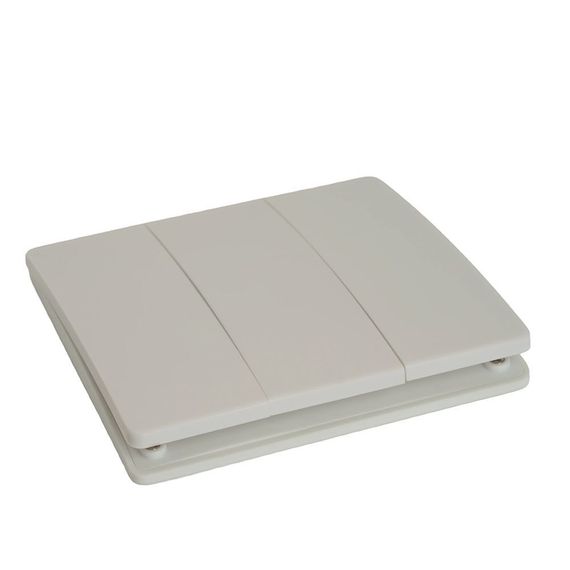 Выключатель трехклавишный беспроводной Feron Smart белый TM93 51022