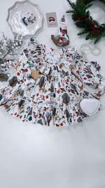 Платье "Флорида" новогодняя коллекция (звери)