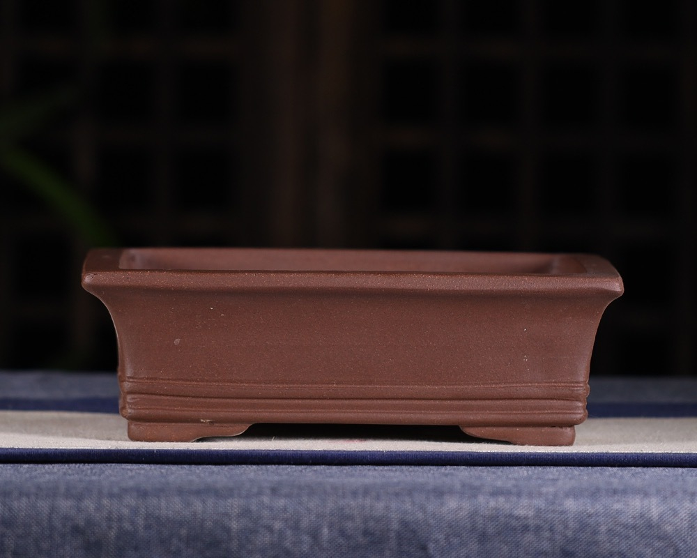 Состаренный неглазурованный горшок для бонсай высокого качества (исинская керамика) | 31*25*9