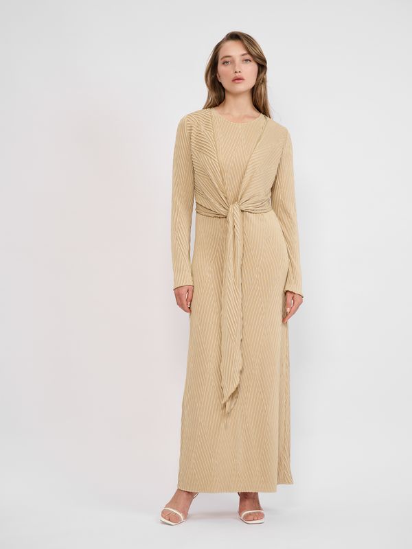 ПЛАТЬЕ MAXI БРОНЗОВОГО ЦВЕТА