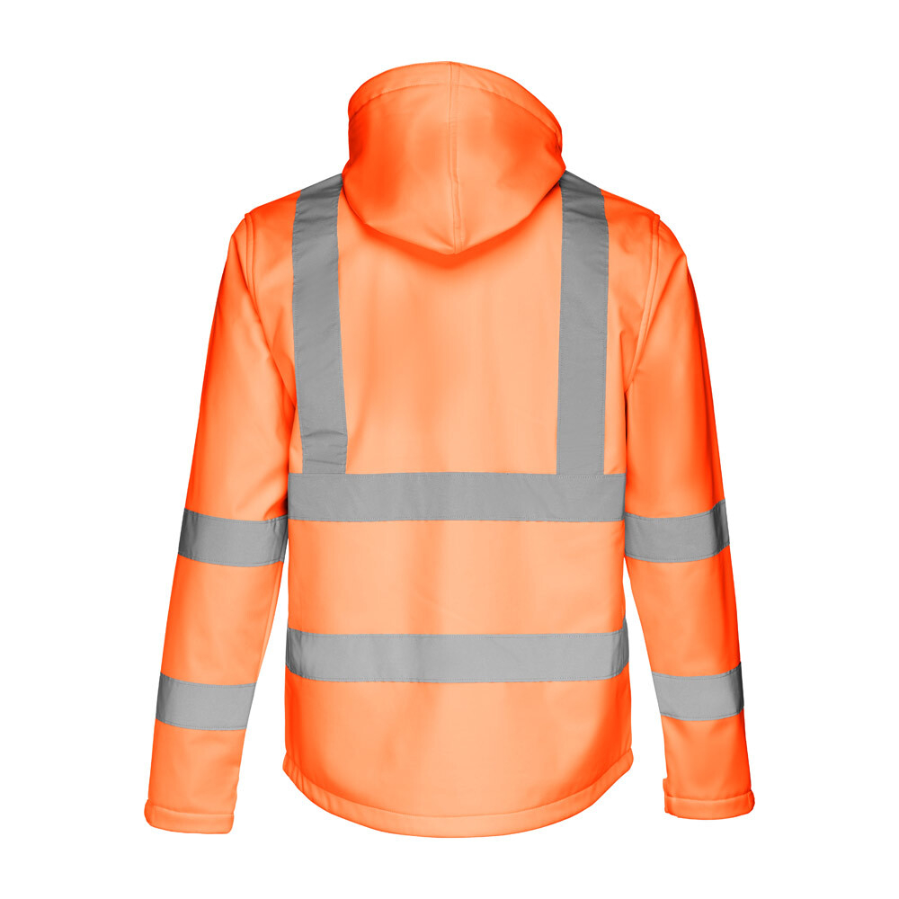 THC ZAGREB WORK. Куртка Softshell повышенной видимости (унисекс)
