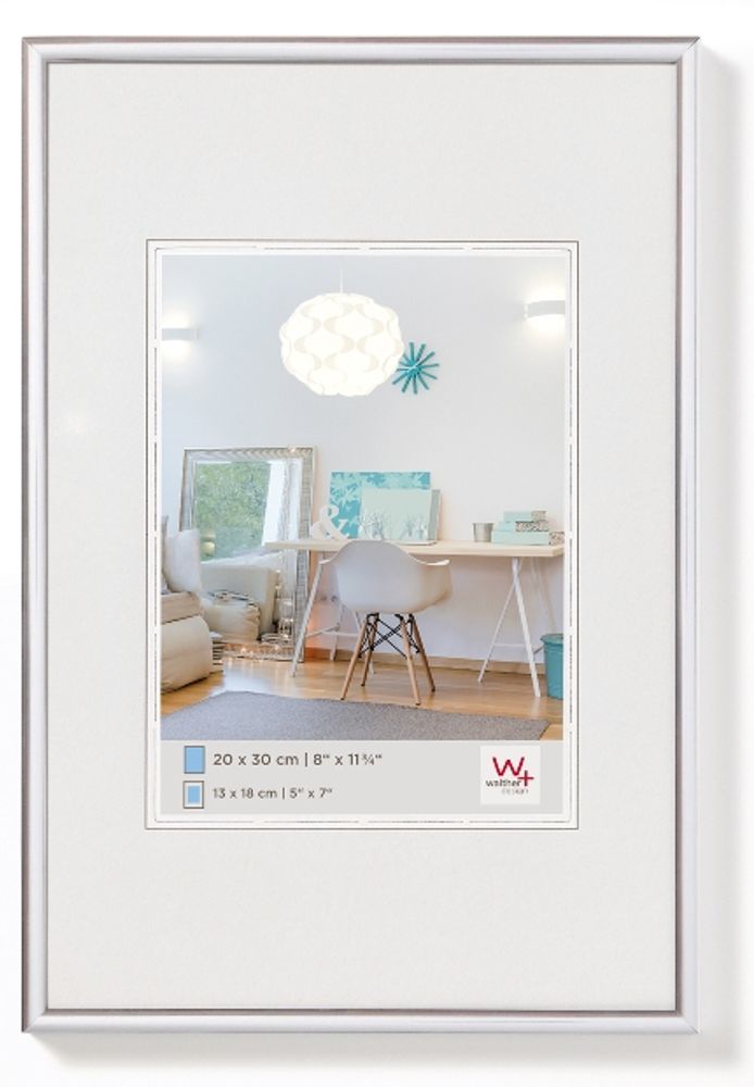 WALTHER KV030S 20x30 N.Lifestyle пластик (серебр.) ф/рамка