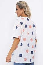 Блуза Тори (белая) Б13519-20М LT Collection