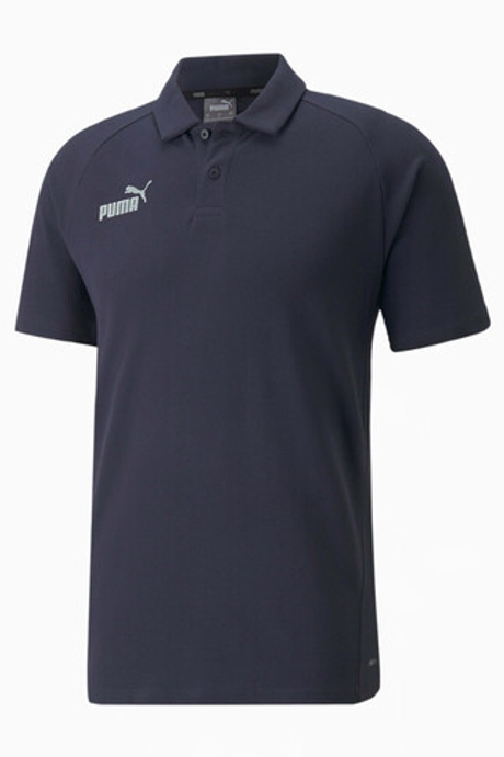 Футболка Puma teamFINAL Casuals Polo - темно-синий