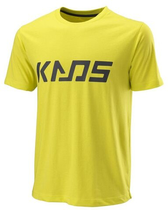 Мужская теннисная футболка Wilson Kaos Tech Tee - желтый