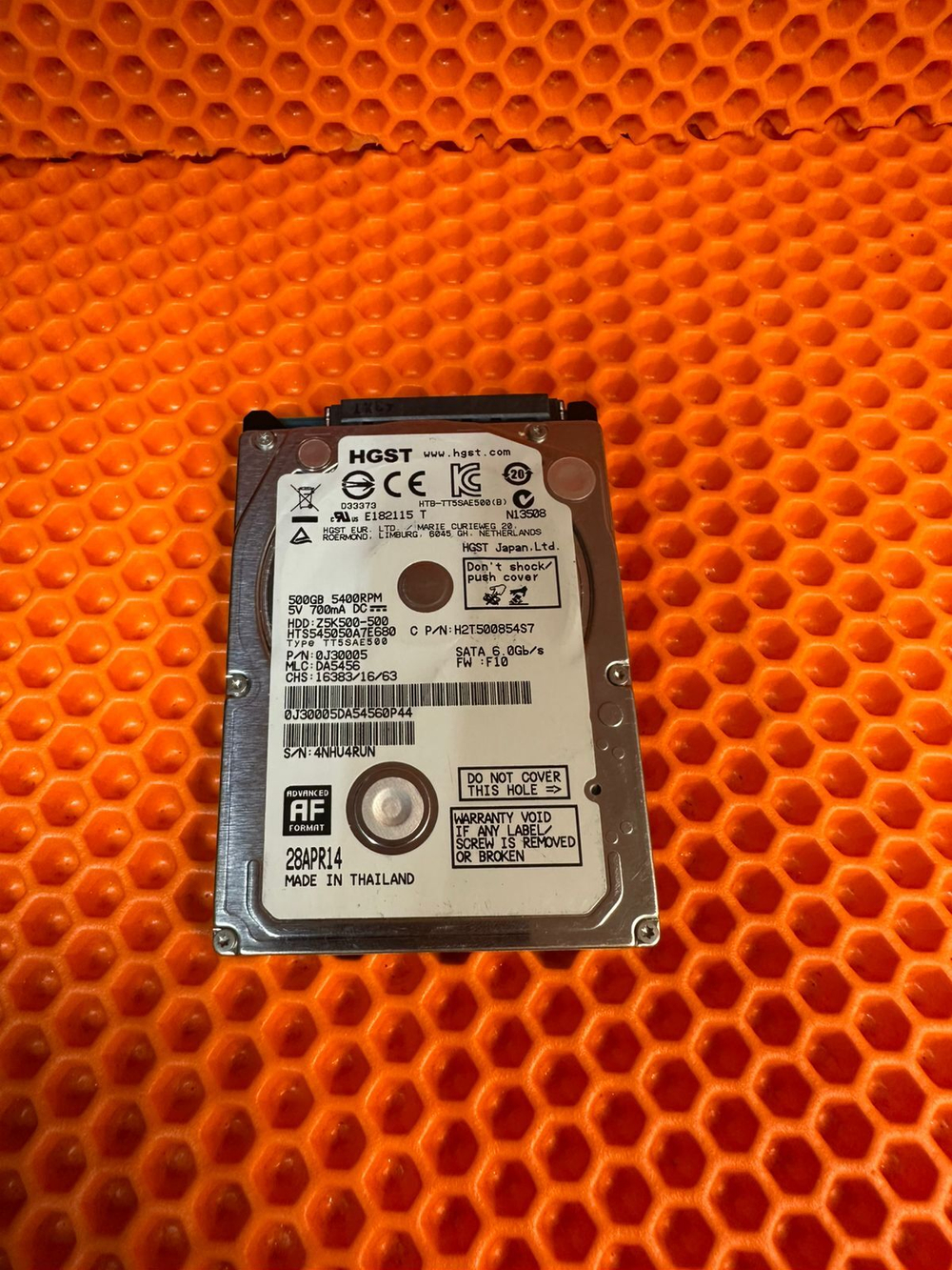 Жёсткий диск hgst 500 gb