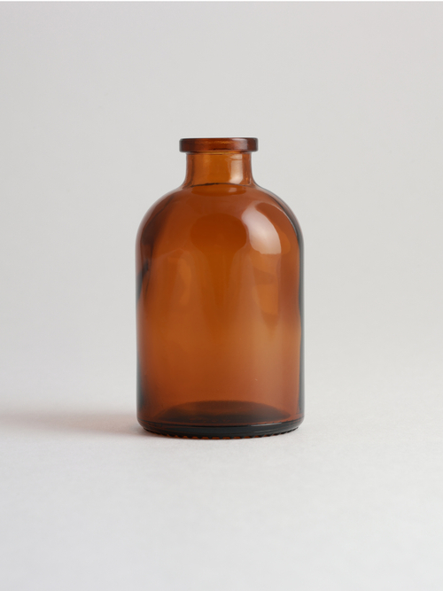 Флакон коричневый стеклянный 50 мл горло 20