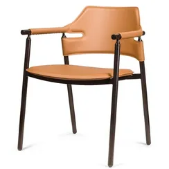 Стул с подлокотниками Suite, коричневый