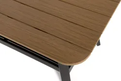 "Крокус" лаунж-зона 5-местная из алюминия, цвет темно-серый