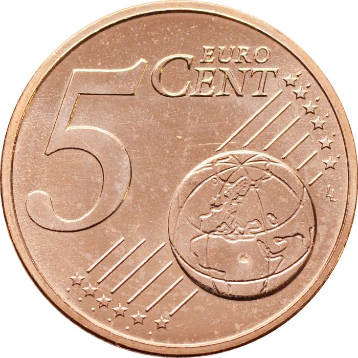 5 евроцентов 2014 Латвия (5 euro cent)
