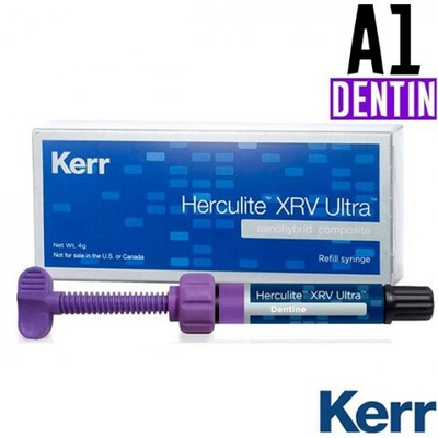 Herculite XRV Ultra Dentine А1 шприц 4гр, наногибридный композит