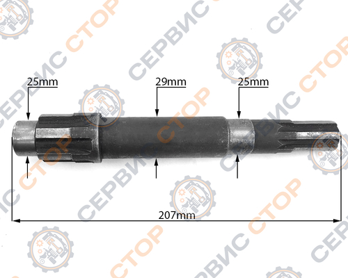Вал малого редуктора ZS1100/ZS1115NDL