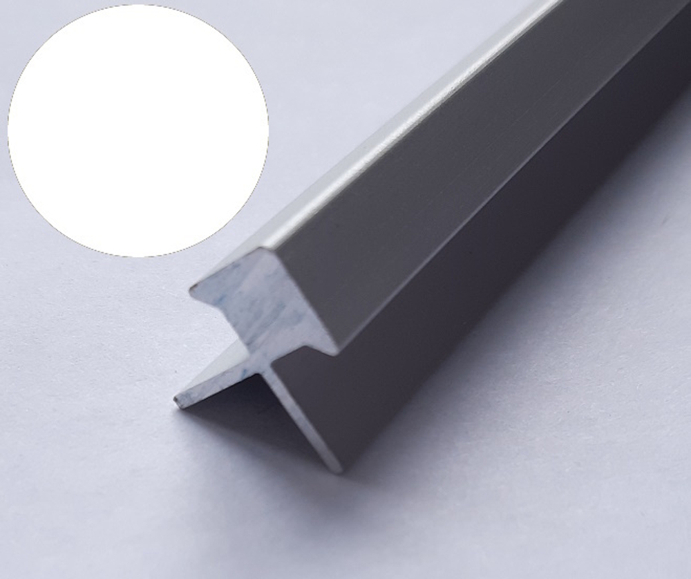 Алюминиевый профиль квадратного сечения белый PE