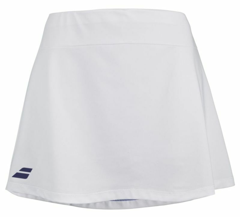 Юбка для девочки теннисная Babolat Play Skirt Girl - белый