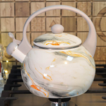 Чайник 2л со свистком "Мраморный" тм Appetite