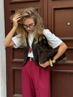 Брюки Office винный