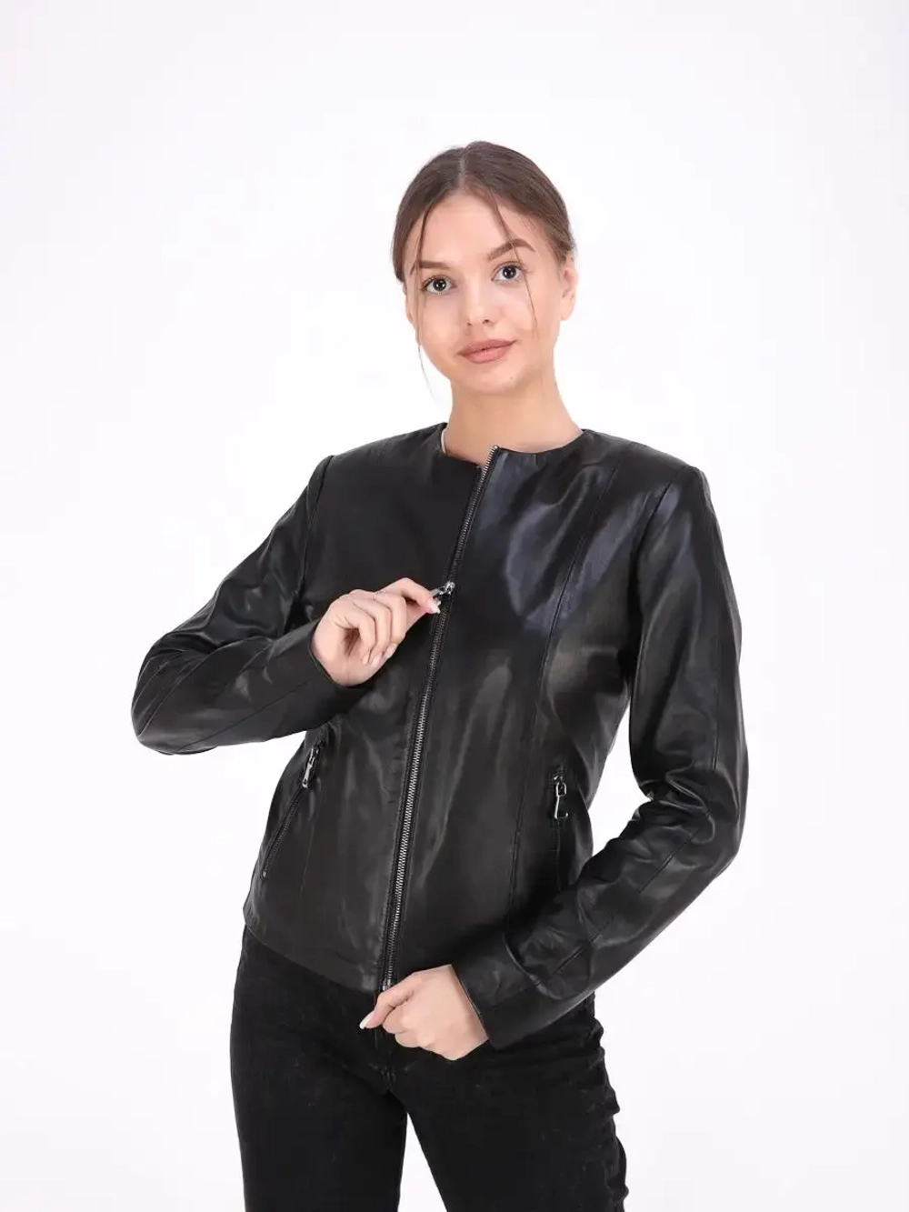 Куртка женская из натуральной кожи