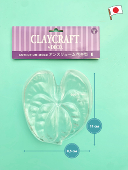 Молд E пластиковая форма для лепки Антуриума от Claycraft by DECO